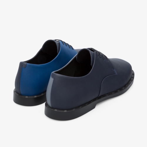 Camper Twins Formal Shoes Navy - Mens Singapore ILTWDP-453